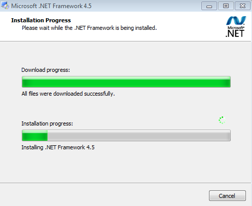 Installing the Microsoft .NET Framework